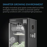 AC Infinity- Cloudlab 733 | Advance Grow Tent | 90x90x180CM | 2000D Diamond Mylar Canvas
