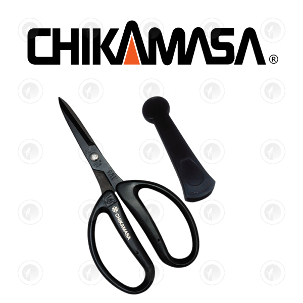 Chikamasa Scissors CRI-360SFBK | Razor Sharp Edge | Non-Stick Fluoride Coating | Made in Japan