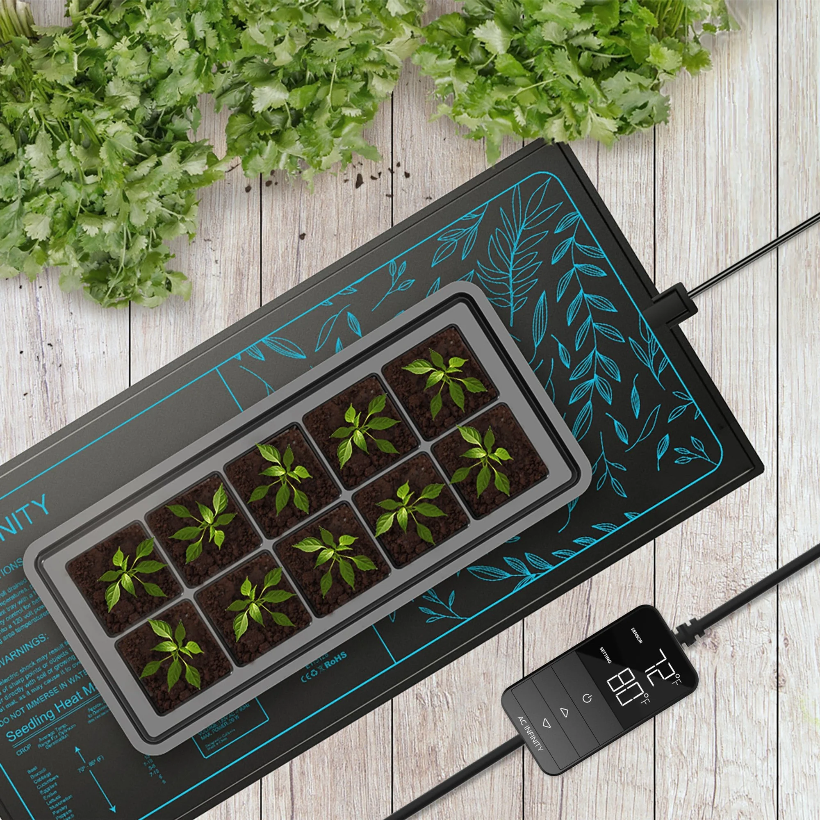 AC Infinity- Suncore H3 | Seedling Heat Mat With Heat Controller | IP-67 Waterproof | 25.4 x 52.70 CM