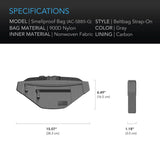 AC Infinity - Smell Proof Belt Bag | Grey | With 900D Nylon Fabric & Carbon Filter Lining