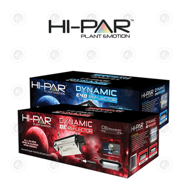 Hi-Par Dynamic Reflector - DE or E40 | HPS & MH | Option Wide Reflector Attachment