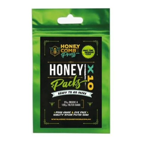 Honey Comb Press - Filter Bags | Doubled Layered  | 120 & 25 Micron | 10 Pack