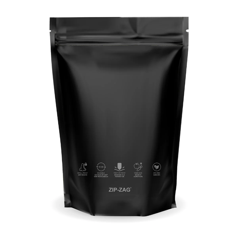 Zip-Zag - Pouch Resealable Gusset Bags | 1/4P 113G / 1/2P 227G / 1P 454G | Oxidation Prevention | Smell Proof