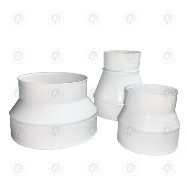 Powder Coated  Duct Reducer - Various Sizes | Ventilation