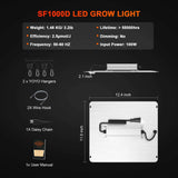 Spider Farmer -  SF1000D | 100W LED Grow Light | Full Spectrum | 2025 Newest Version