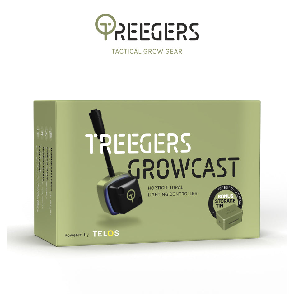 Treegers - Growcast | Lighting Controller | Control Up to 50 Grow Lights | Wireless Control System | Telos App