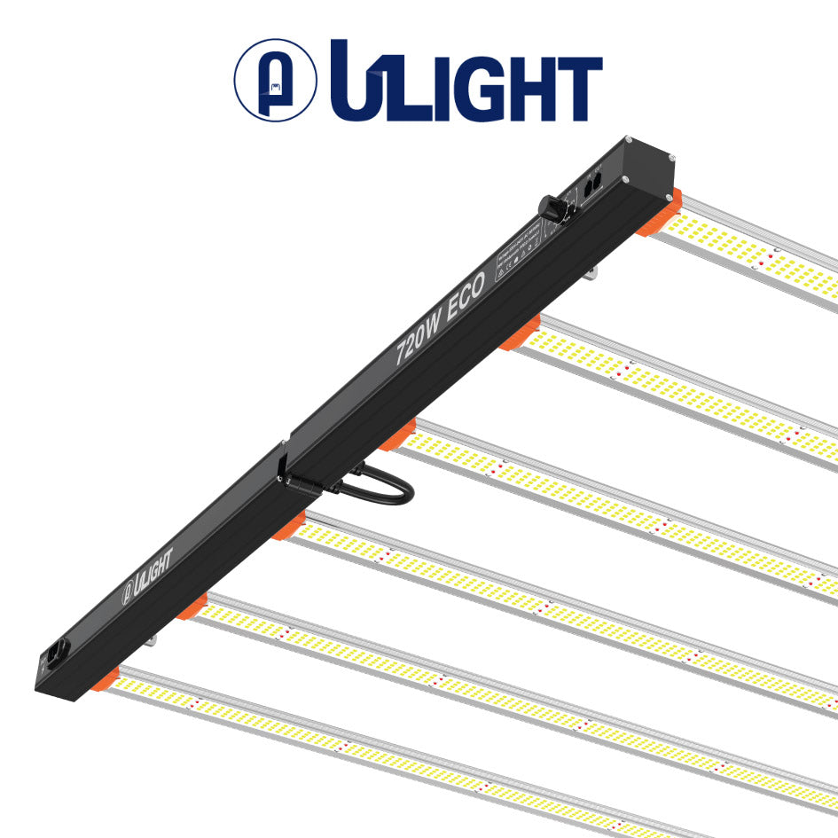 ULight - ECO LED Grow Light Panel | 720W | 2.7 µmol/J | Dimmable | IP65 | Full Spectrum