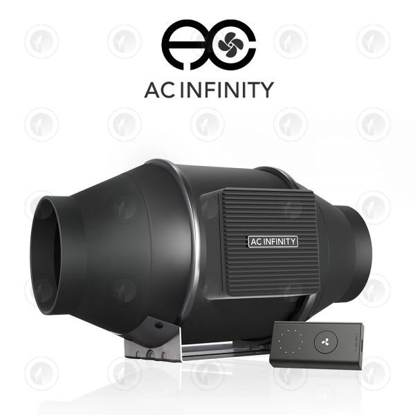 AC Infinity - Cloudline Pro S4 | Quiet EC Inline Fan | With Speed Controller | 4” / 100 MM