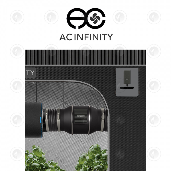 AC Infinity - Cloudline Pro S4 | Quiet EC Inline Fan | With Speed Controller | 4” / 100 MM