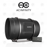 AC Infinity - Cloudline Pro S8 | Quiet EC Inline Fan | With Speed Controller | 8” / 200MM