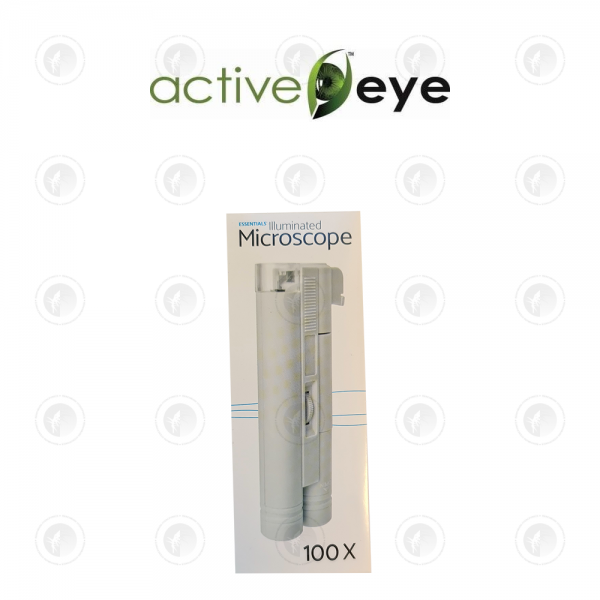 Active Eye Microscope | With LED Illuminator | 100X Magnification