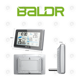 Baldr Wireless Digital Thermometer/Hygrometer with Large LCD Display Temperature Humidity