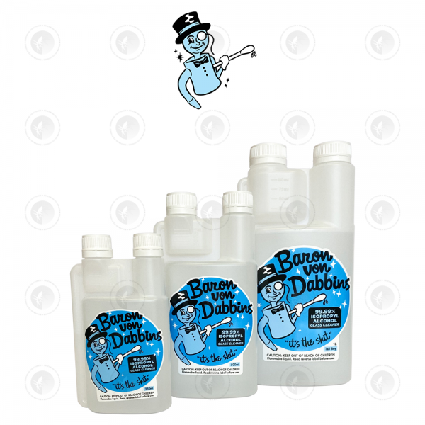 Baron Von Dabbins 99.99% Isopropyl Alcohol Glass Cleaner