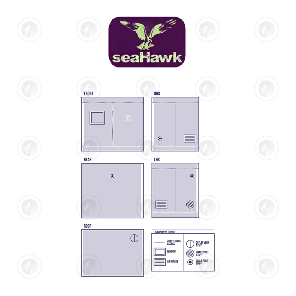 Sea Hawk Indoor Clone Tent - 75CM x 60CM x 50CM | Perfect For Seedlings & Cuttings