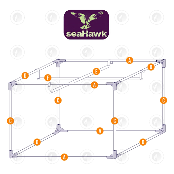 Sea Hawk Indoor Clone Tent - 75CM x 60CM x 50CM | Perfect For Seedlings & Cuttings