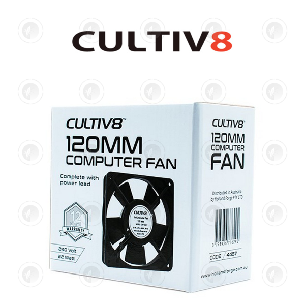 Cultiv8 Computer Fan - 120MM (5")/150MM (6") | Ball Bearing