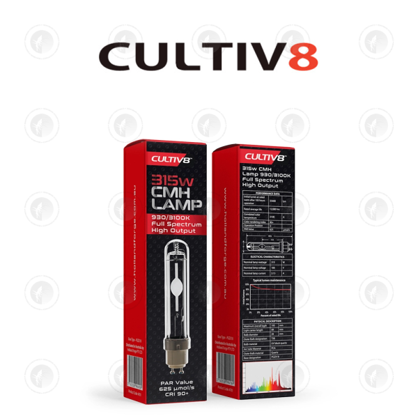 Cultiv8 CMH Lamp - 315W | 3100K