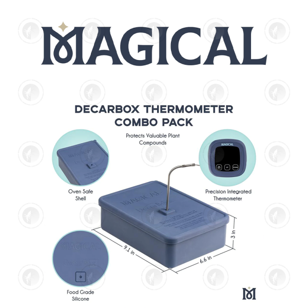 Magical Butter DecarBox Thermometer Combo Pack | Decarboxylate Herbs | With Thermometer