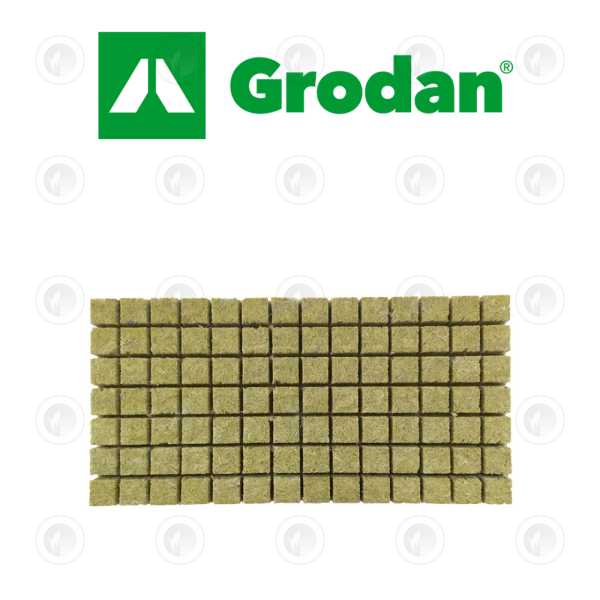 Grodan Rockwool AO36/40 Grow Cubes - 98 Cube Slab | Propagation Medium-98 Cubes