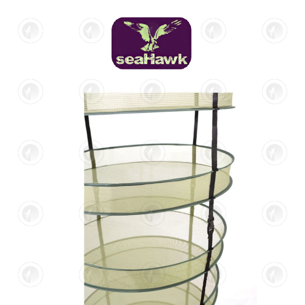 SeaHawk Hanging Foldable Herb Dry Rack - 6 Tier | 2 Sizes | with Carry Bag