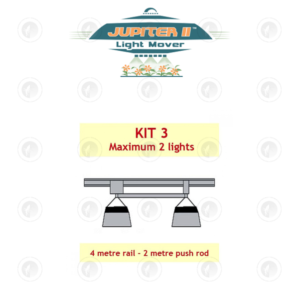 Jupiter II Light Mover Kit 3: Suit 2 Light with 4M Rail & Motor Unit