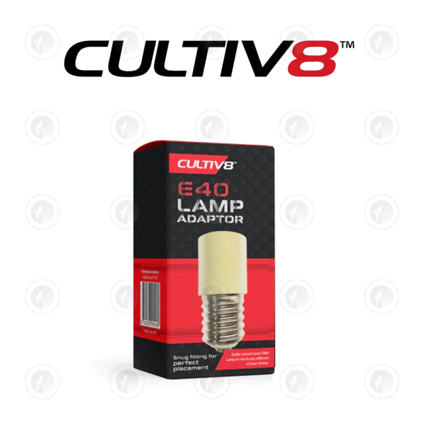 Cultiv8 E40 Adaptor | For CMH/CDM/LEC Lamps  |  E40 to PGZX18 Socket