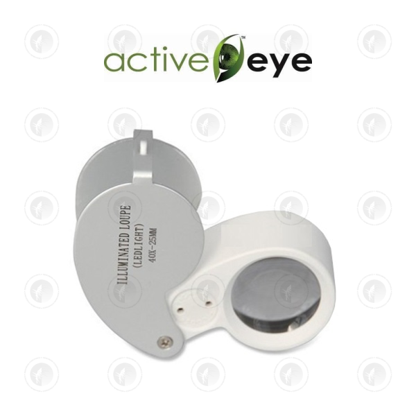 Active Eye Magnifying  Loupe| With LED Illuminator | 30X Magnification