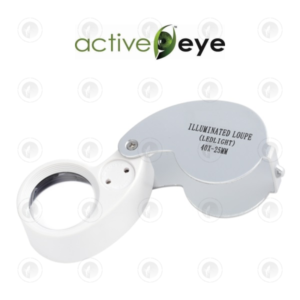 Active Eye Magnifying  Loupe| With LED Illuminator | 30X Magnification