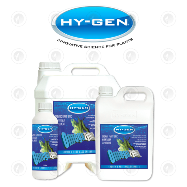 Hy-Gen Omegazyme - 500ML 1L 2L 5L 20L | Growth & Root Mass Enhancer