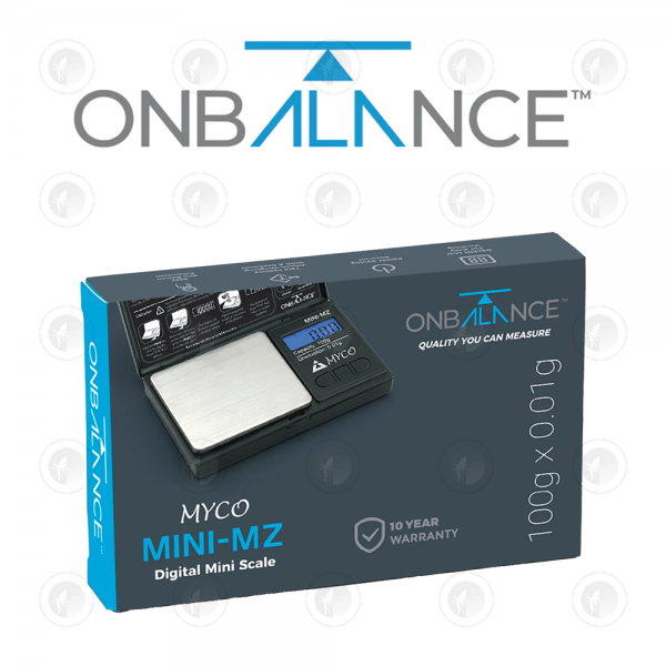 On Balance Scales | Myco Mini-MZ | 100g X 0.01g | 10 Year Warranty