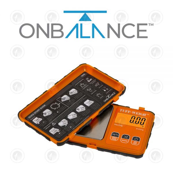 On Balance Scales | Tuff 200 Orange | 200g X 0.01g | 10 Year Warranty