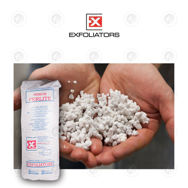 Exfoliators Premium Perlite - 100L | Coarse Grade | White Bag