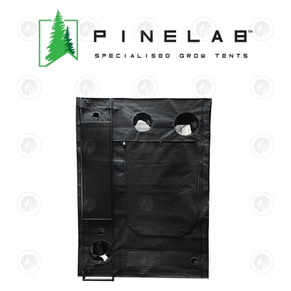 Pinelab Specialised Grow Tent - 1.5M x 1.5M x 2.13M High (5FT x 5FT) | With CFM Kit & Gear Board