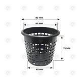 Heavy Duty Basket Mesh Plastic Plant Net Pots - Various Sizes