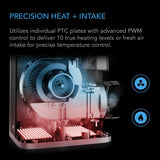 AC Infinity- Thermoforge T7 | Heater & Intake Fan | Plant Heater | 1000W | AI-Powered  |VPD & Temp Control