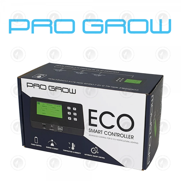 Pro Grow LED ECO SMART CONTROLLER | Compatible with 0-10V lighting options via RJ-14 port