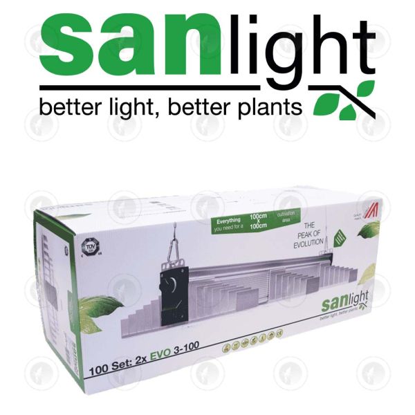 SanLight LED Grow Light - Evo 100 Set | 2 x Evo 3-100