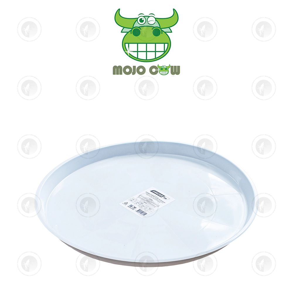 Mojo Cow Durable Saucer 500MM/580MM/630MM - White | Shatter resistant-500MM