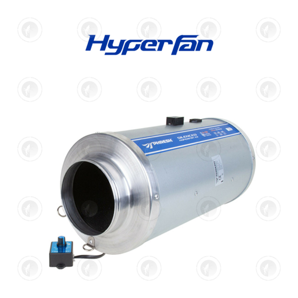 Phresh Silenced EC Hyperfan v2 w/ Speed Controller - Various Sizes | Silenced Fans