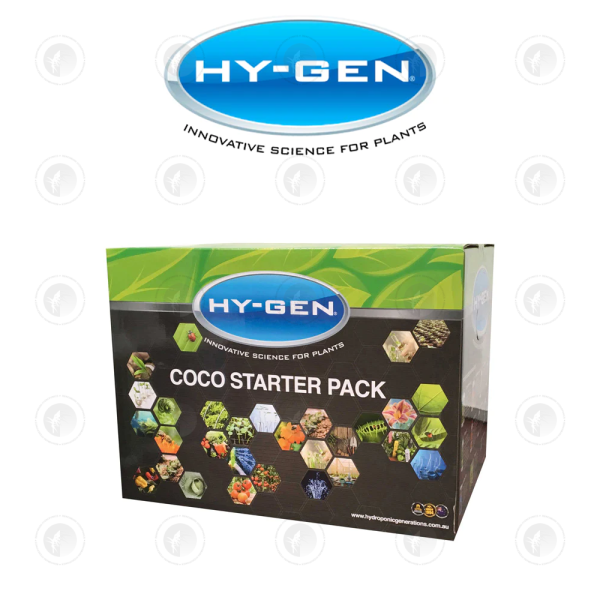 Hy-Gen Coco Starter Kit | With pH Kit | Coco Included