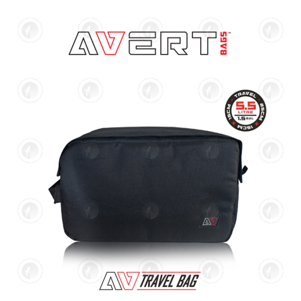 Avert Travel Bag - 5.5L | 25CM x 15CM x 15CM | Activated Carbon Lining