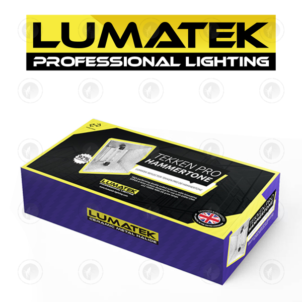 Lumatek  Tekken Pro DE Hammertone - DE Reflector | 250W - 1000W | 61CM x 61CM