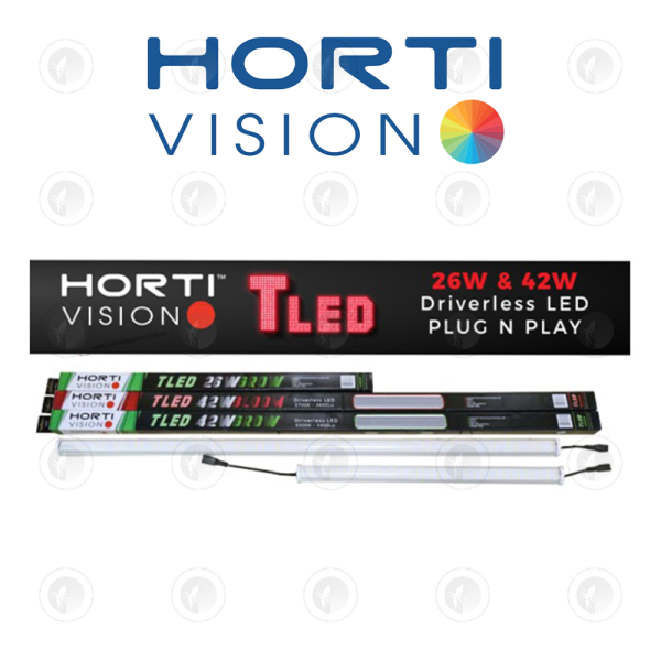 Horti-Vision - TLED LED | 26W Grow or Bloom| 240V | 520MM Length | For Propagation