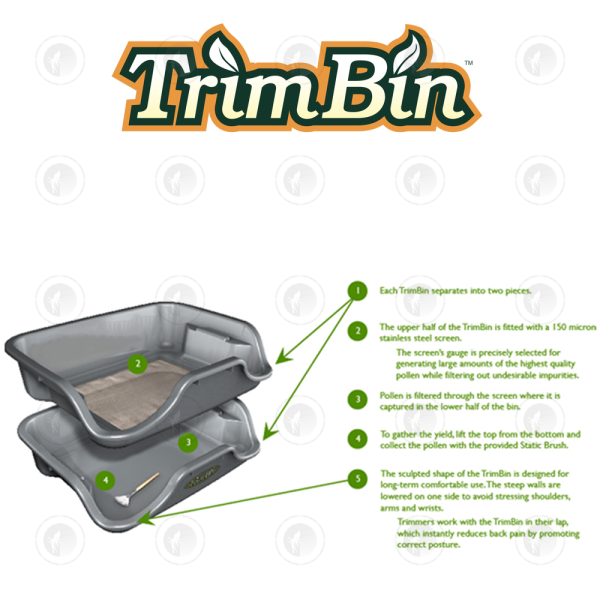 Harvest-More - Trim Bin Complete Set | Pollen Collecting | Ergonomic