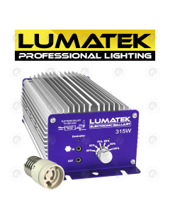 Lumatek Digital Control CMH Ballast - 315W | Dimmable | 3 Years Warranty | E40 Adapter Included