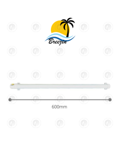 Breezin Hot Rod Heat Bars - 60CM/120CM | Raise Grow Room Temps | Mount to Floor or Wall