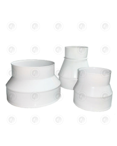 Powder Coated  Duct Reducer - Various Sizes | Ventilation