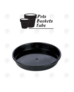 Pot Saucers - Various Sizes | Black | GCP