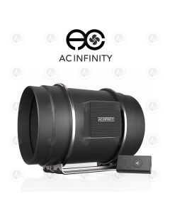 AC Infinity - Cloudline Pro S8 | Quiet EC Inline Fan | With Speed Controller | 8” / 200MM