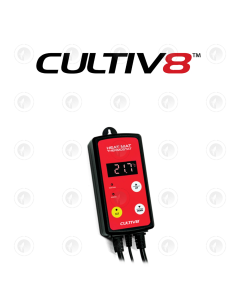 Cultiv8 Heat Mat Thermostat - For All Heat Mats | Temperature Controller